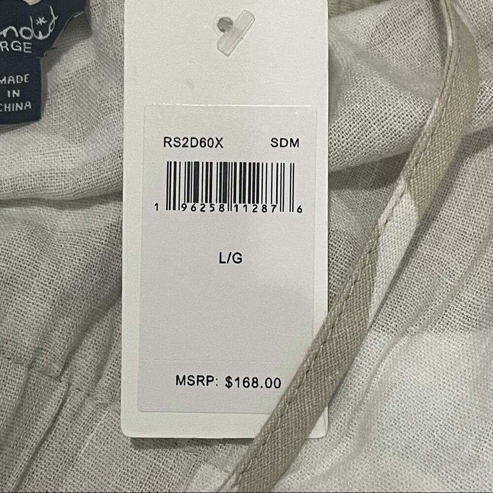 Splendid Dress Mini Camo Print Linen Blend Size Large NEW - Picture 11 of 13